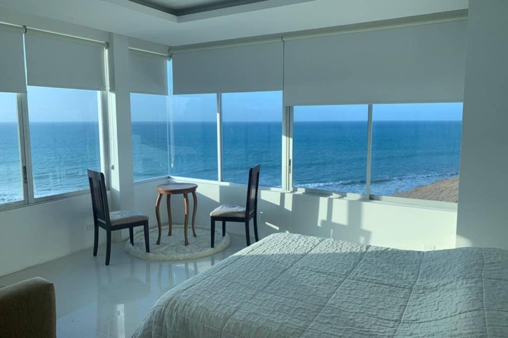 Super Duplex Al Mar Con Acceso A La Playa - Club Privado En Manta Apartman Kültér fotó